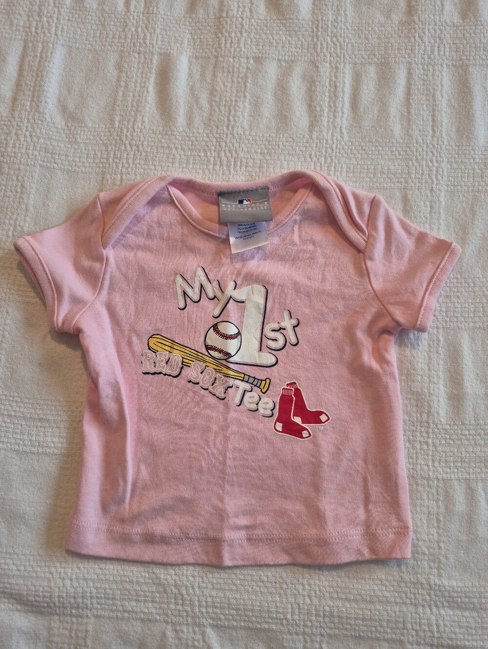Genuine Merchandise girls 3/6 months short sleeve shirt EUC